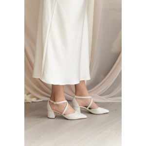 Zapato novia Olivia midi